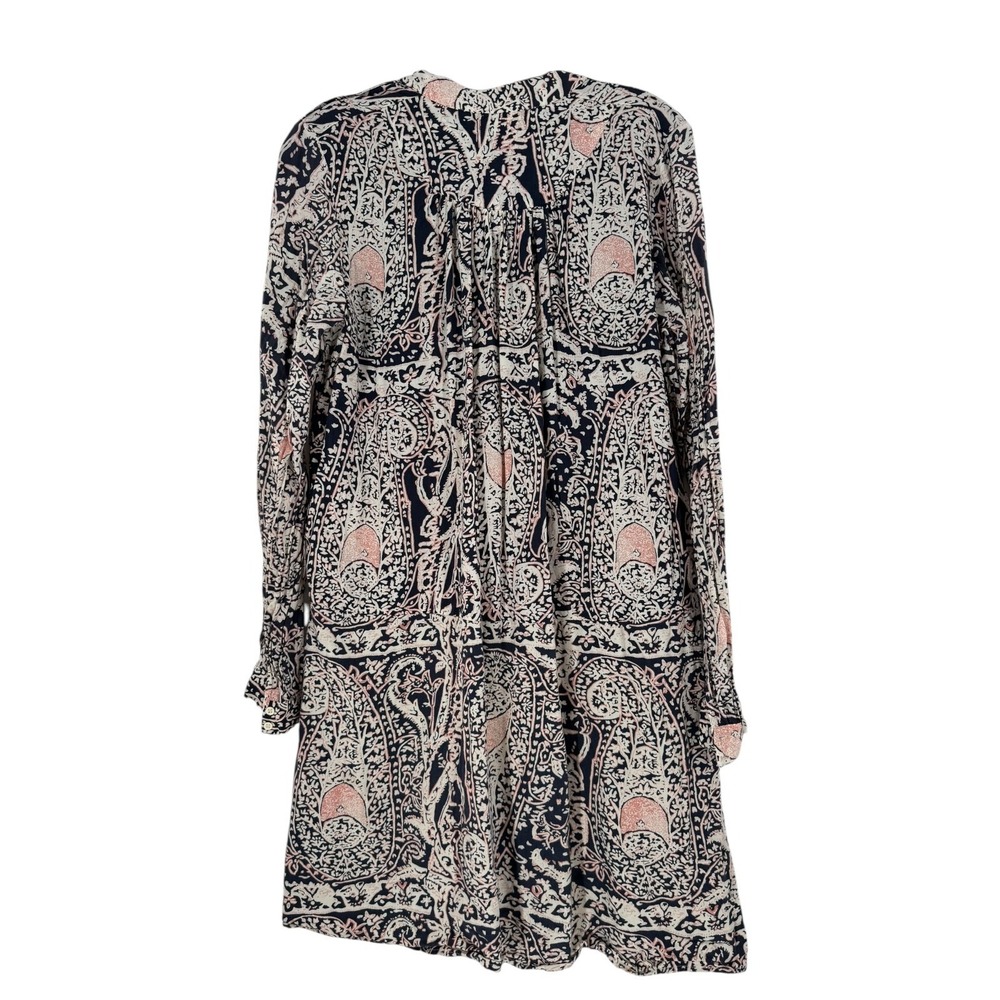 Anthropologie Tiny Women's Caviana Paisley Long Sleeve Drop Waist Dress M READ - Picture 3 of 9